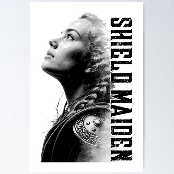 Item preview, Shield Maiden Spirit Viking Woman Warrior Norse Mythology designed and sold by GrandeDuc.