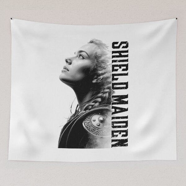 Item preview, Shield Maiden Spirit Viking Woman Warrior Norse Mythology designed and sold by GrandeDuc.