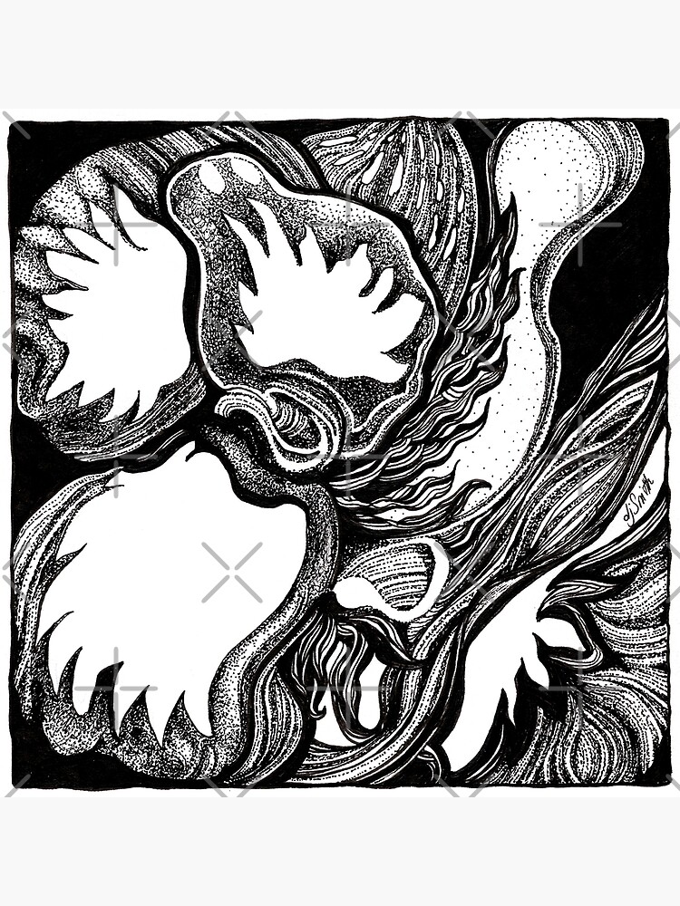 Amorphous, Ink Drawing by djsmith70