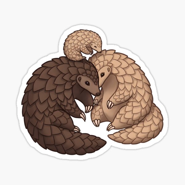 Item preview, Love - Pangolins  designed and sold by Stickyyman.