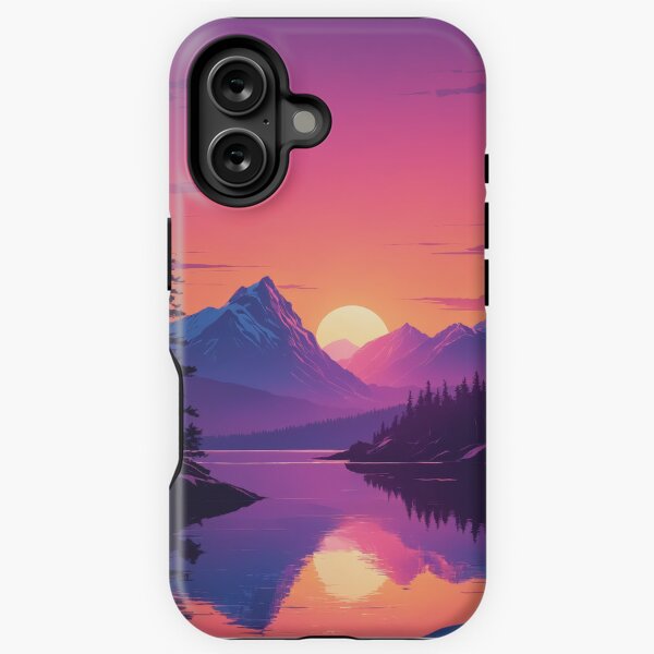 Item preview, Sunset Serenity on the Mountain Waters designed and sold by REPTISLAV.