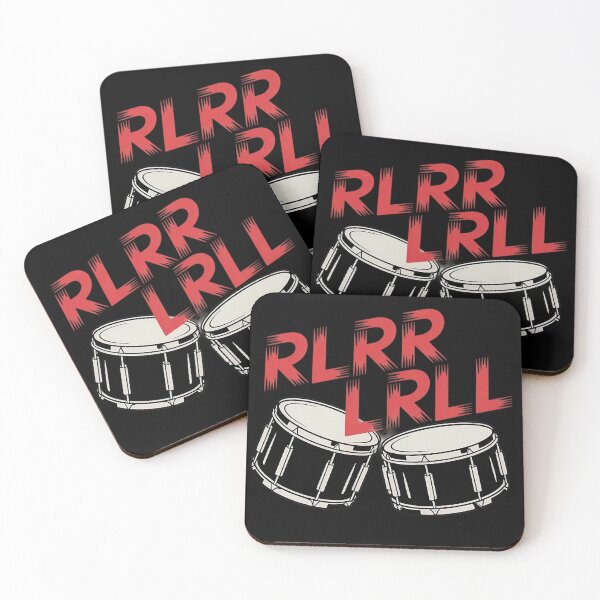 Item preview, RLRR LRLL T-shirt Gifts for Drummer designed and sold by ThePixelAlchemy.
