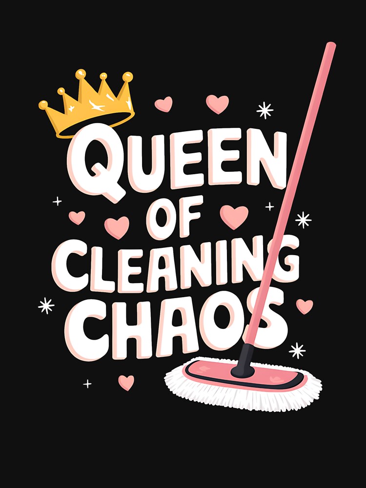 Thumbnail 7 of 7, Essential T-Shirt, Master Home Organizers Queen Of Cleaning Chaos designed and sold by PortraitFantasy.