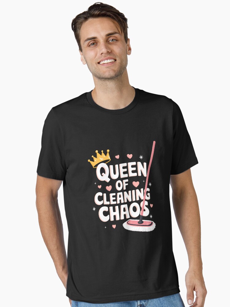 Thumbnail 2 of 7, Essential T-Shirt, Master Home Organizers Queen Of Cleaning Chaos designed and sold by PortraitFantasy.