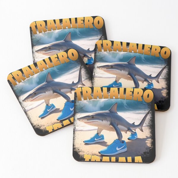 Item preview, Tralalero Shark – Beach Vibes in Sneakers designed and sold by GeekStorie.