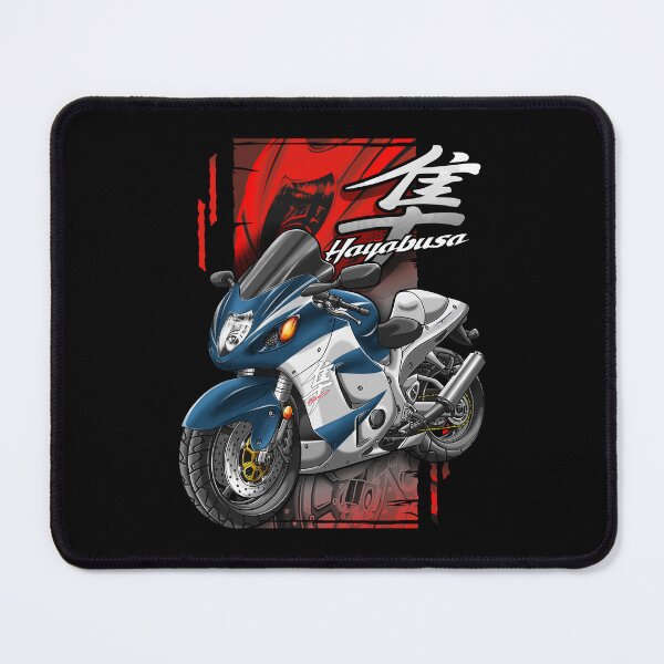 Item preview, Suzuki GSX1300R Hayabusa 2006 (Candy Indy Blue & Metallic Oort Gray) for Motorcycle Riders designed and sold by MotoApparelHub.