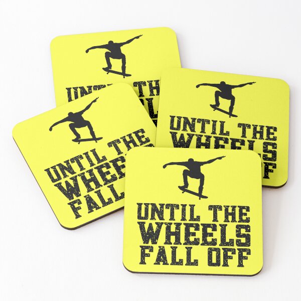 Item preview, Until The Wheels Fall Off Skateboard designed and sold by RockFireMerch.
