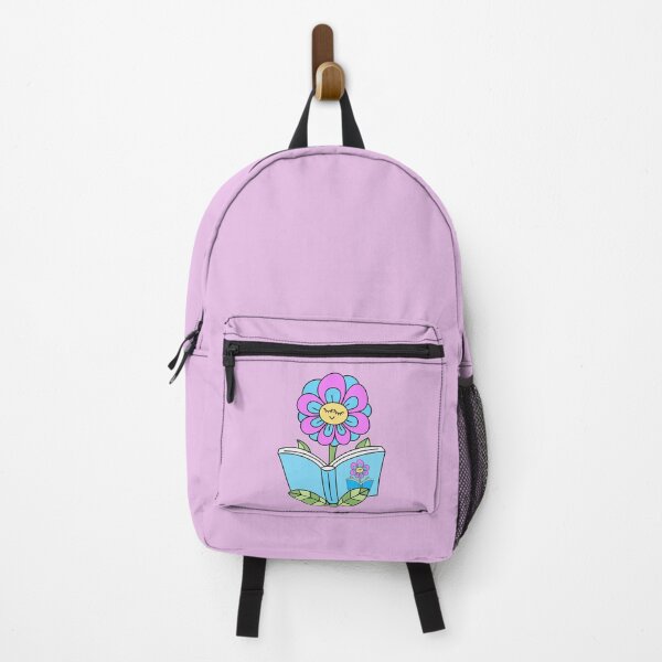 Item preview, Happy cute flower reading book image designed and sold by MindfulArtSandy.