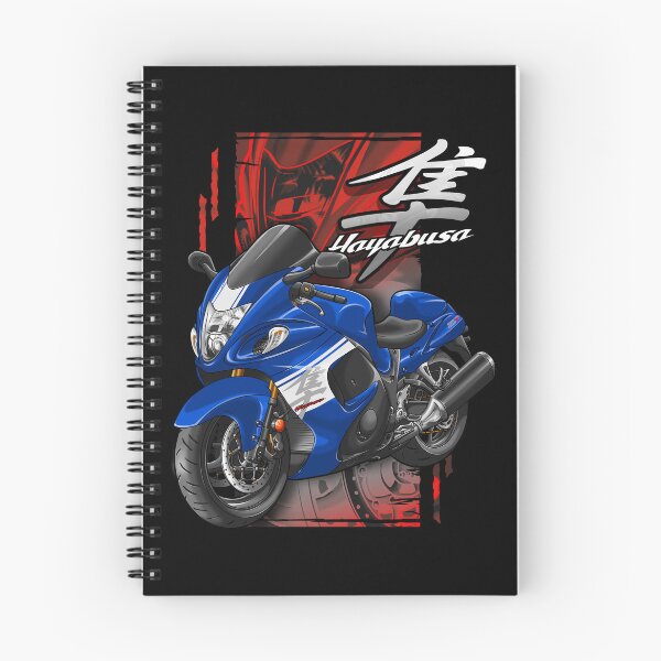 Item preview, Suzuki GSX1300R Hayabusa 2017 (Pearl Vigor Blue & Glass Sparkle Black) for Motorcycle Riders designed and sold by MotoApparelHub.