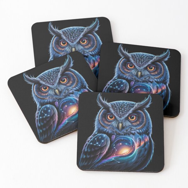 Item preview, Galaxy owl  designed and sold by ThePixelAlchemy.