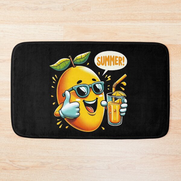 Item preview, A mango, wearing sunglasses and having a chill summer mango juice! designed and sold by sks-ai-artist.