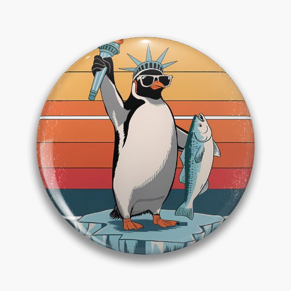 Item preview, Resist Penguin Activism no tariffs designed and sold by WhimsyVox.