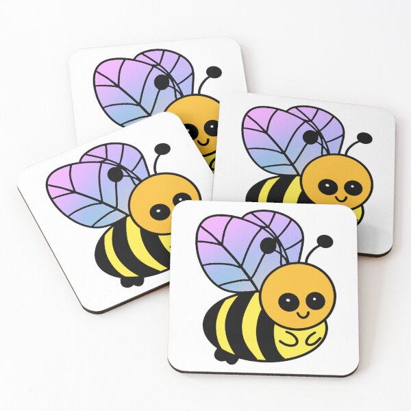 Item preview, Cute kawaii cartoon bee designed and sold by MindfulArtSandy.
