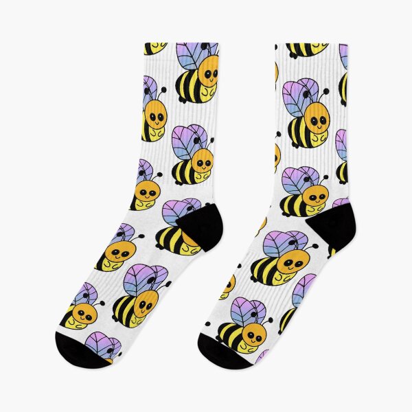 Item preview, Cute kawaii cartoon bee designed and sold by MindfulArtSandy.