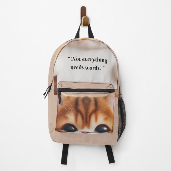 Item preview, Cute Cat with Heartwarming Quote Art Print designed and sold by MigWhimsy.