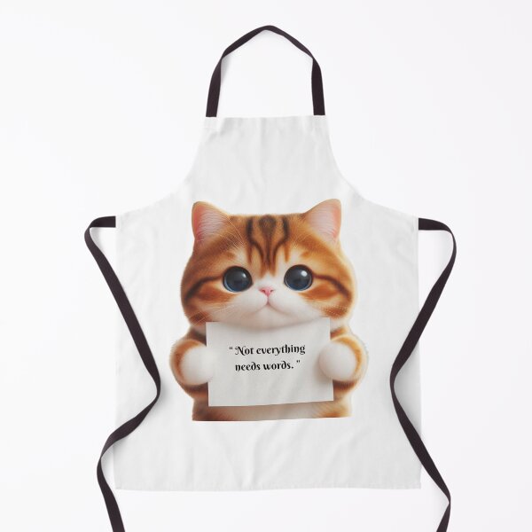 Item preview, Cute Cat with Heartwarming Quote Art Print designed and sold by MigWhimsy.