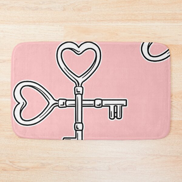 Item preview, keys cross with heart designed and sold by infracuortattoo.