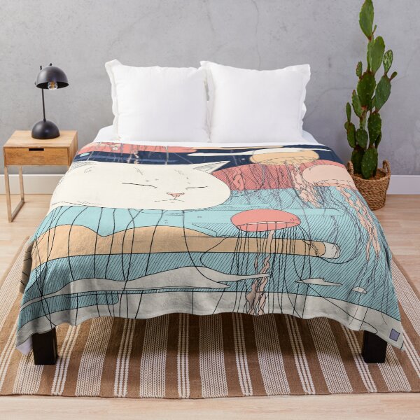 Item preview, Medusocean Cat – Floating in Just Vibes designed and sold by Bearabilia.