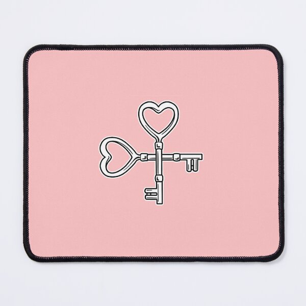 Item preview, keys cross with heart designed and sold by infracuortattoo.