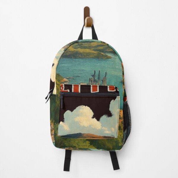 Item preview, Aerial View of Lyttelton Harbour and Banks Peninsula designed and sold by Aryabek.