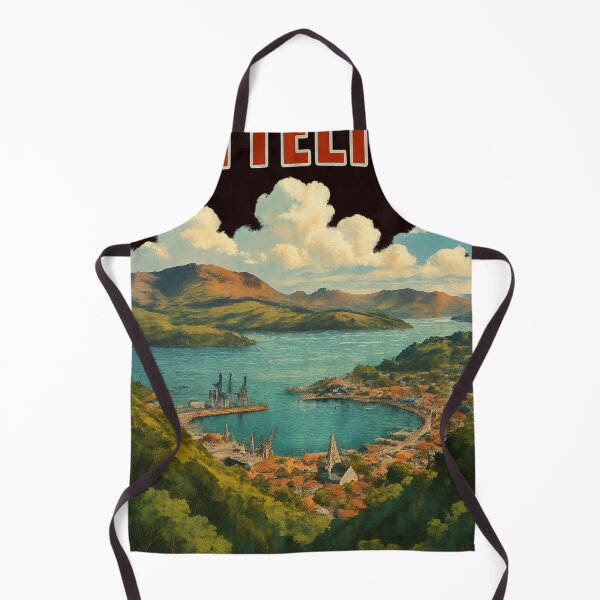 Item preview, Aerial View of Lyttelton Harbour and Banks Peninsula designed and sold by Aryabek.