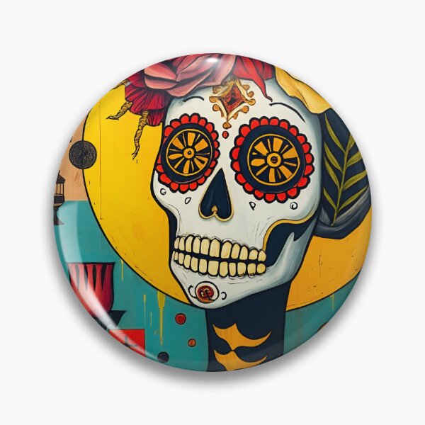 Item preview, Abstract illustration in the style of Mexican art designed and sold by BoBiloArt.
