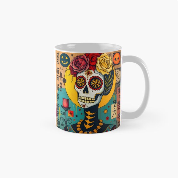 Item preview, Abstract illustration in the style of Mexican art designed and sold by BoBiloArt.