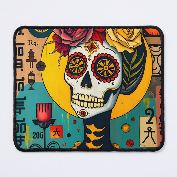 Item preview, Abstract illustration in the style of Mexican art designed and sold by BoBiloArt.