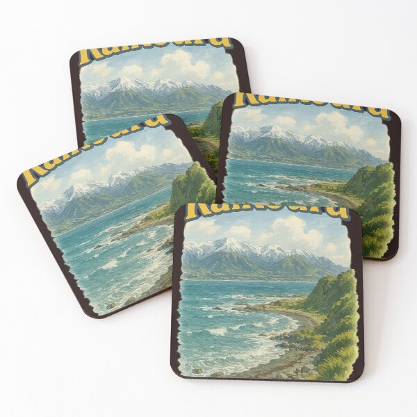Item preview, Kaikōura Coastline with Seaward Kaikōura Range, New Zealand designed and sold by Aryabek.
