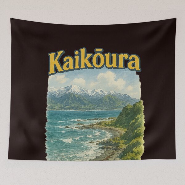 Item preview, Kaikōura Coastline with Seaward Kaikōura Range, New Zealand designed and sold by Aryabek.