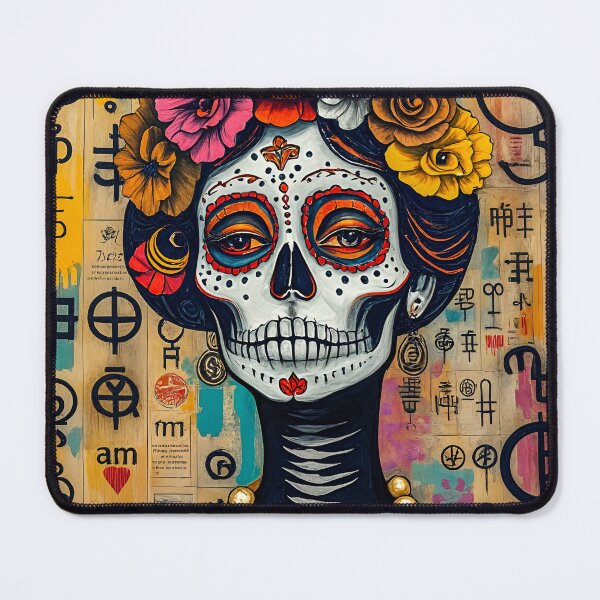 Item preview, Abstract illustration in the style of Mexican art #2 designed and sold by BoBiloArt.