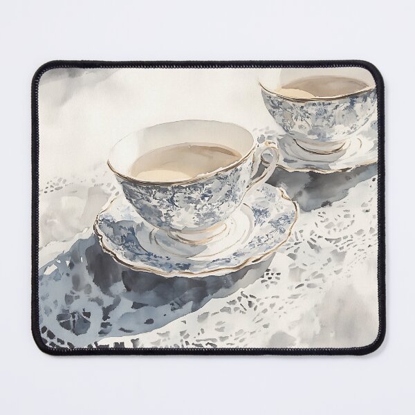 Item preview, Light Academia Aesthetic: Porcelain Lace Teacups designed and sold by bapupa.