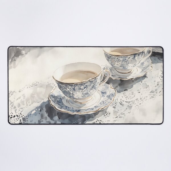 Item preview, Light Academia Aesthetic: Porcelain Lace Teacups designed and sold by bapupa.