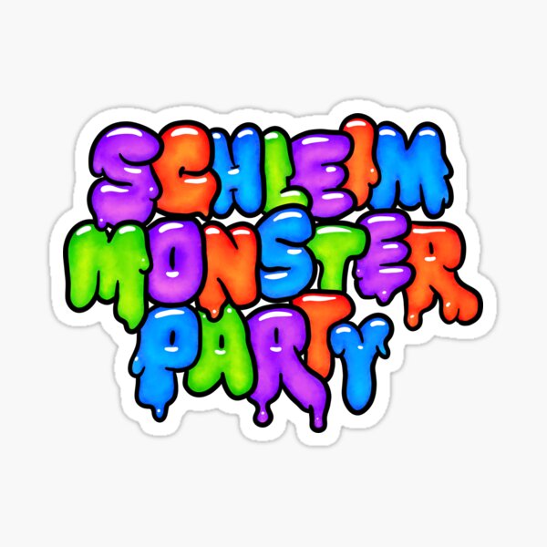 Artikel-Vorschau von Schleimmonster-Party, designt und verkauft von SuRReal3D.