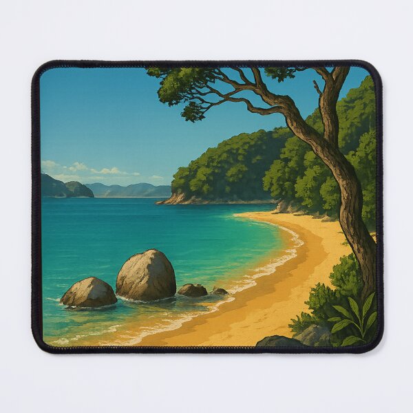 Item preview, Secluded Beach and Granite Boulders, Abel Tasman National Park designed and sold by Aryabek.