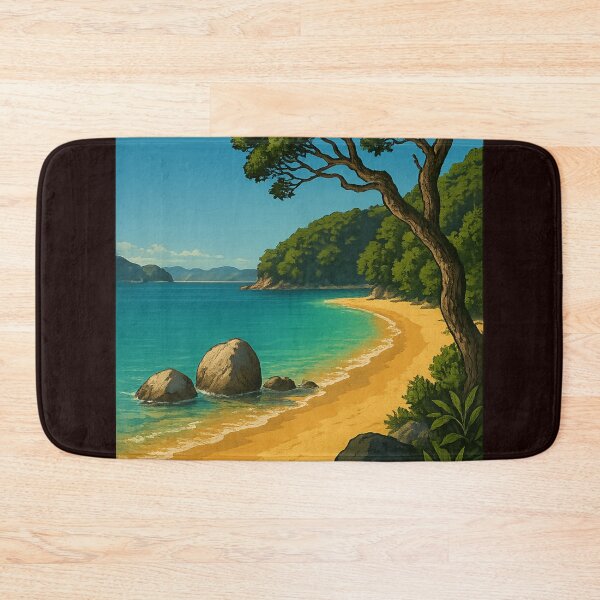 Item preview, Secluded Beach and Granite Boulders, Abel Tasman National Park designed and sold by Aryabek.