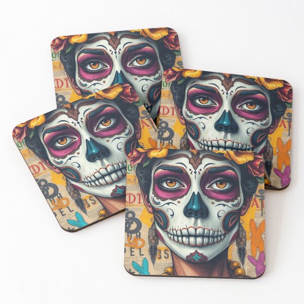 Item preview, Abstract illustration in the style of Mexican art #4 designed and sold by BoBiloArt.