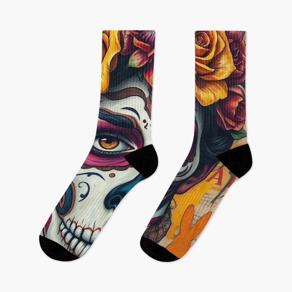 Item preview, Abstract illustration in the style of Mexican art #4 designed and sold by BoBiloArt.