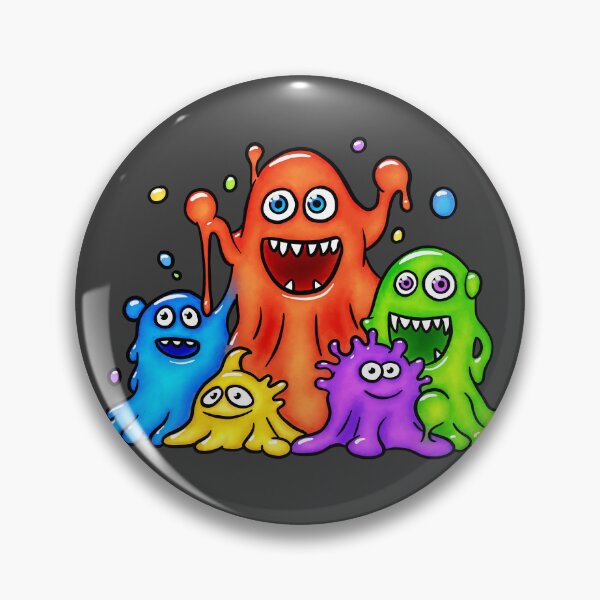 Item preview, Colorful Slime Monsters designed and sold by SuRReal3D.