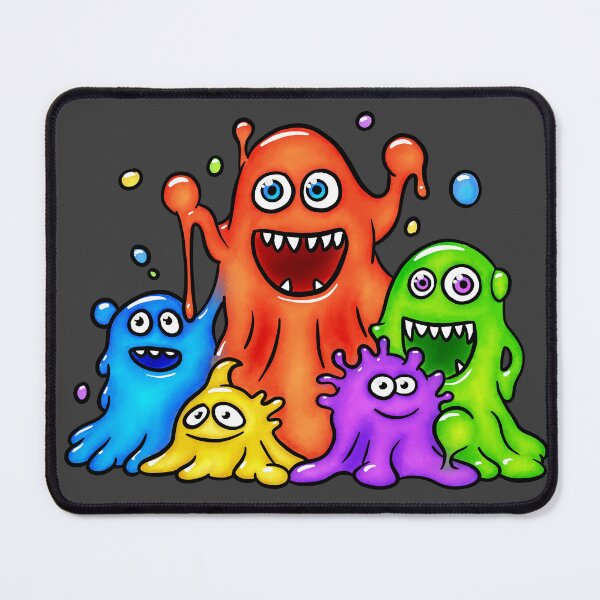 Item preview, Colorful Slime Monsters designed and sold by SuRReal3D.