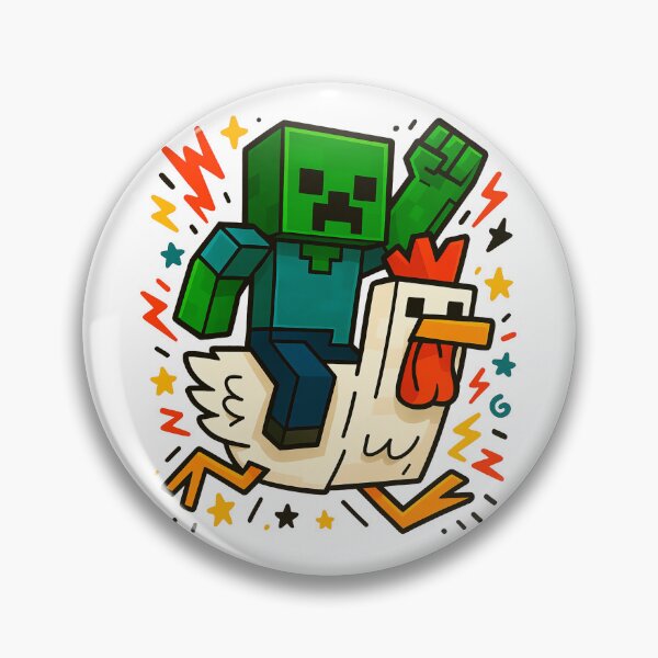 Artikelvorschau, Hühnerjockey Minecraft entworfen und verkauft von gavibe.