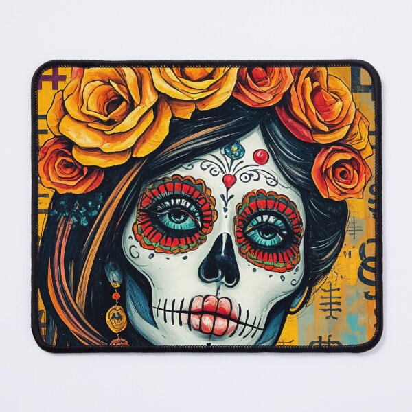 Item preview, Abstract illustration in the style of Mexican art #3 designed and sold by BoBiloArt.