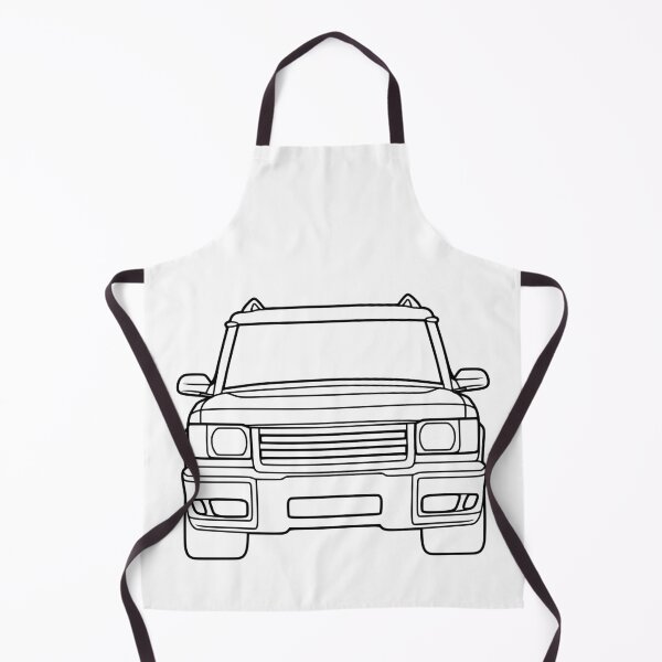 Item preview, Land Rover Discovery 2 SE7 1998-2002 black lined art designed and sold by EdimDesign.