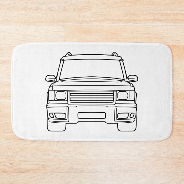 Item preview, Land Rover Discovery 2 SE7 1998-2002 black lined art designed and sold by EdimDesign.
