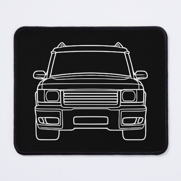 Item preview, Land Rover Discovery 2 SE7 1998-2002 white lined art designed and sold by EdimDesign.