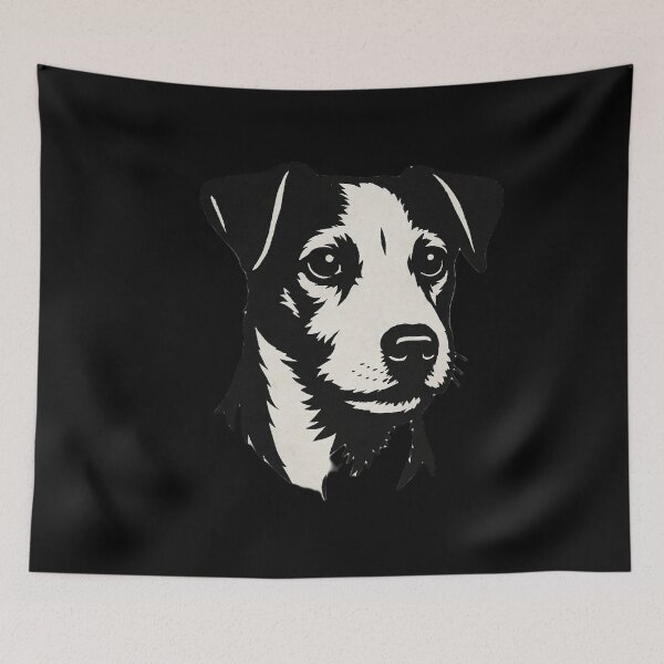 Item preview, Bold Jack Russell Portrait designed and sold by Wiredart.