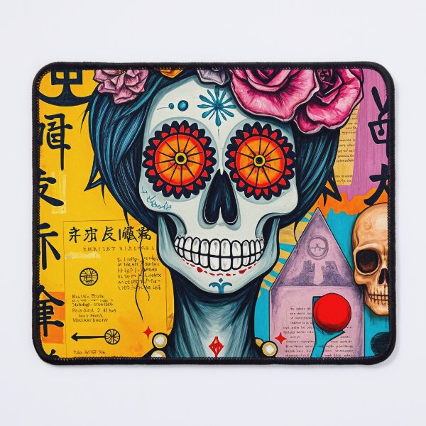 Item preview, Abstract illustration in the style of Mexican art #5 designed and sold by BoBiloArt.