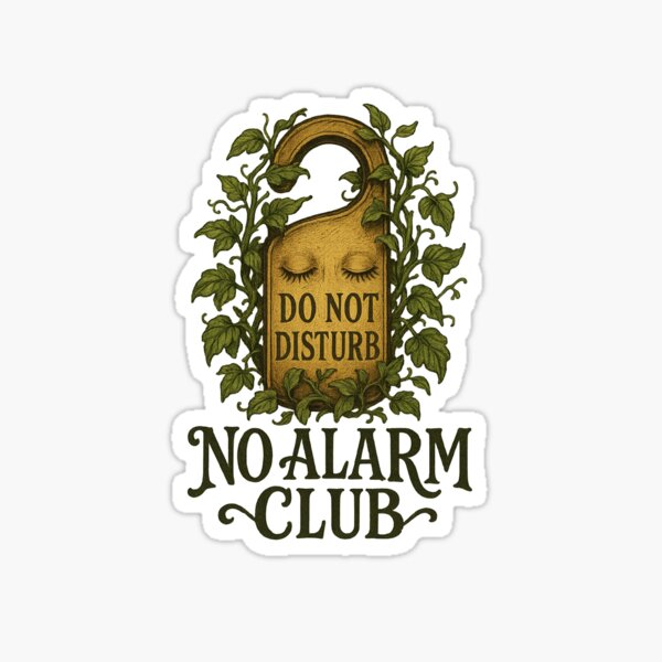 Item preview, No Alarm Club – Lazy Rebellion Logo designed and sold by Legacy-Canvas.
