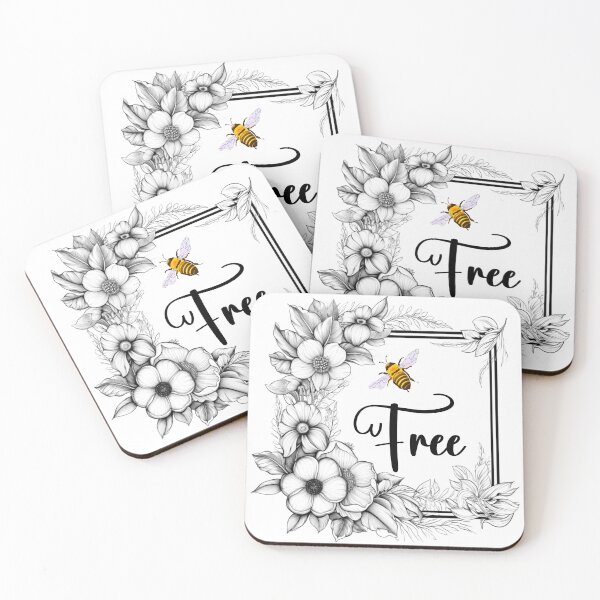 Item preview, Bee Free Floral Frame 1 designed and sold by AnTartstudios.