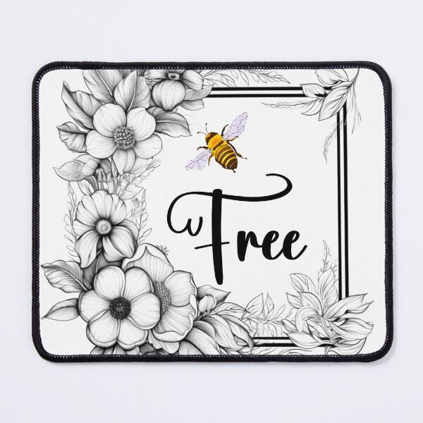 Item preview, Bee Free Floral Frame 1 designed and sold by AnTartstudios.